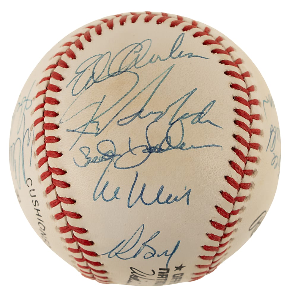 1969 New York Mets World Champions Team-Signed Reunion Baseball with Tom Seaver and Nolan Ryan - JSA