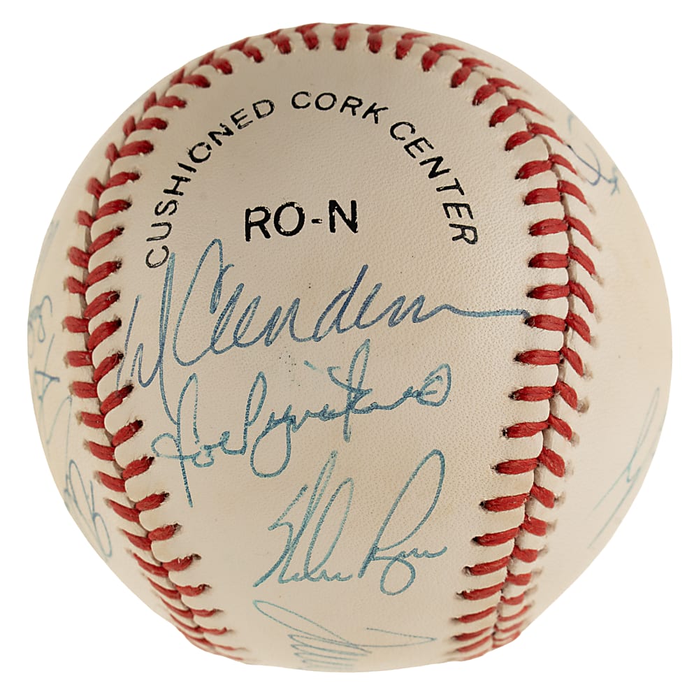 1969 New York Mets World Champions Team-Signed Reunion Baseball with Tom Seaver and Nolan Ryan - JSA