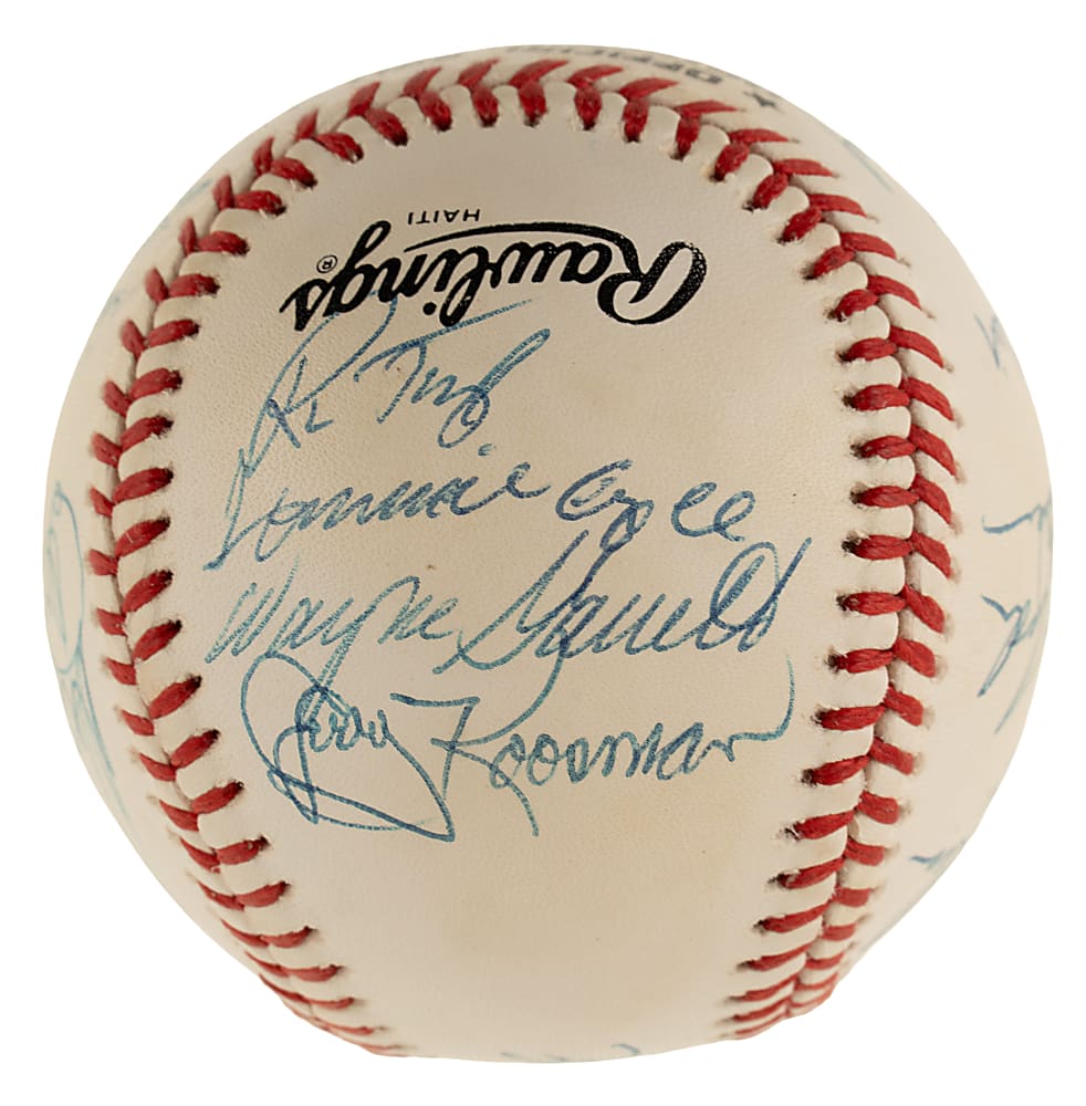 1969 New York Mets World Champions Team-Signed Reunion Baseball with Tom Seaver and Nolan Ryan - JSA