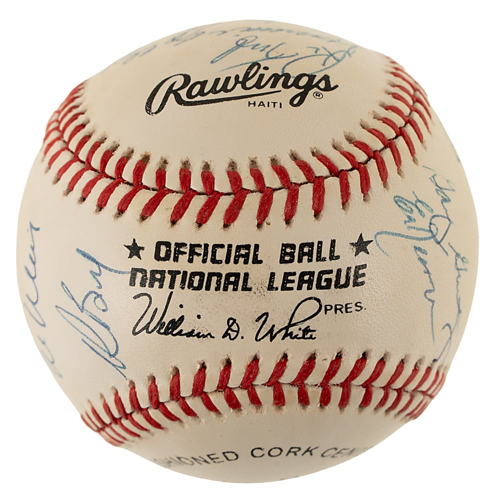 1969 New York Mets World Champions Team-Signed Reunion Baseball with Tom Seaver and Nolan Ryan - JSA