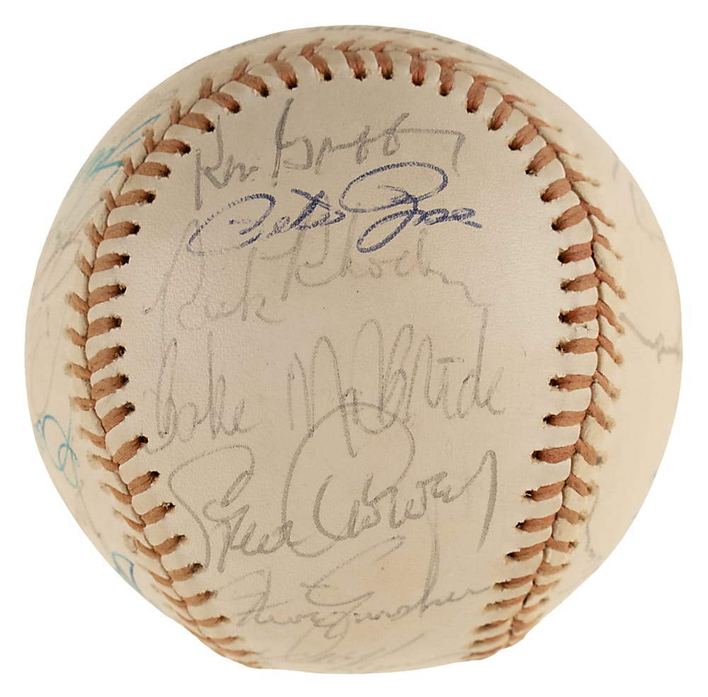 1976 National League All-Star Team-Signed Baseball with Rose, Seaver, and Schmidt