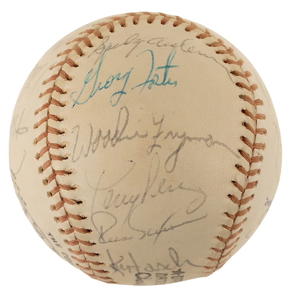 1976 National League All-Star Team-Signed Baseball with Rose, Seaver, and Schmidt