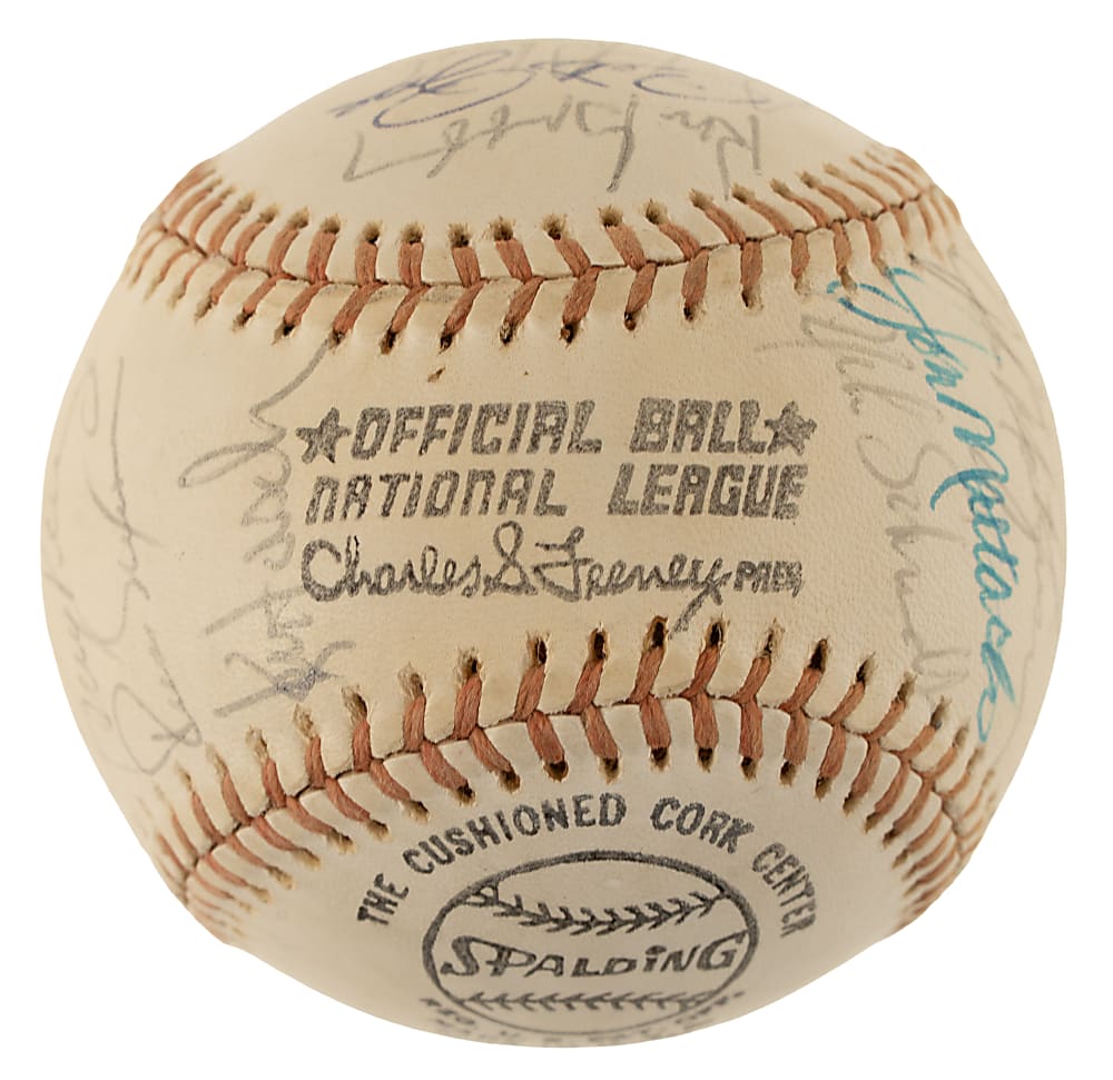 1976 National League All-Star Team-Signed Baseball with Rose, Seaver, and Schmidt