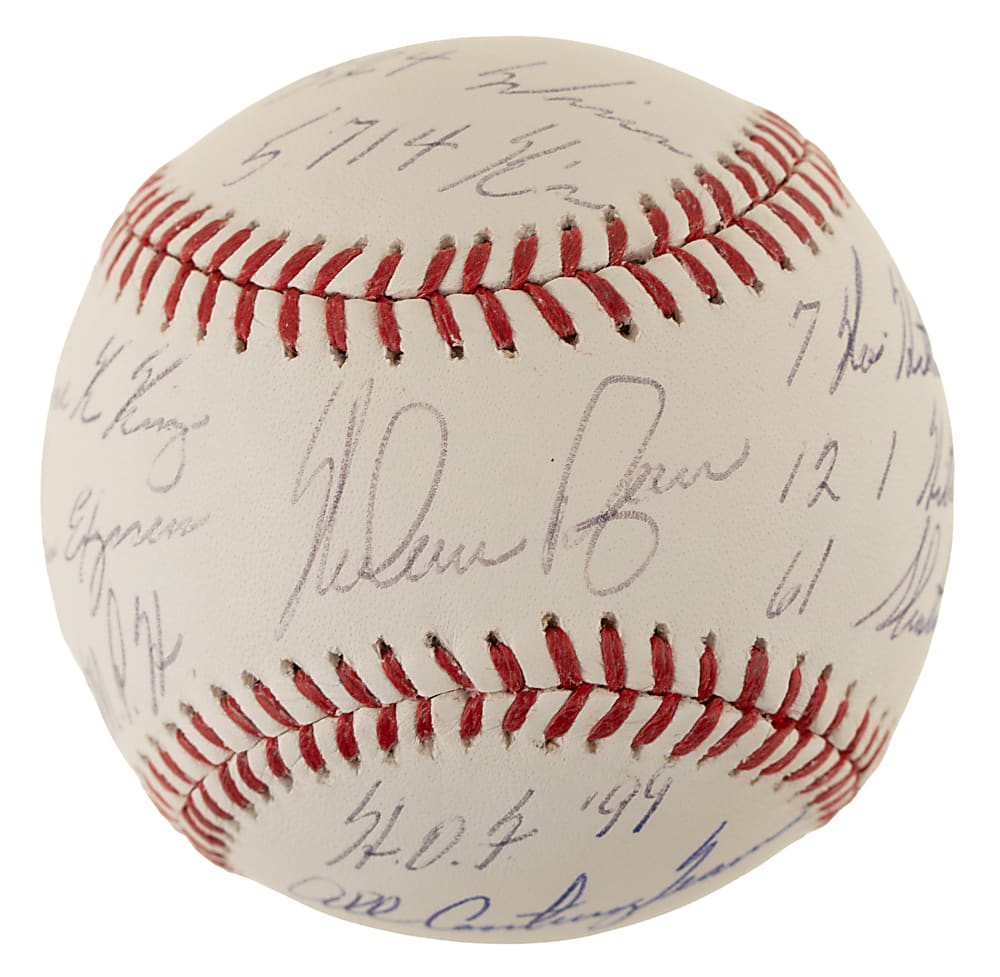 Nolan Ryan Signed Baseball with Multiple Inscriptions PSA/DNA GEM MINT 10