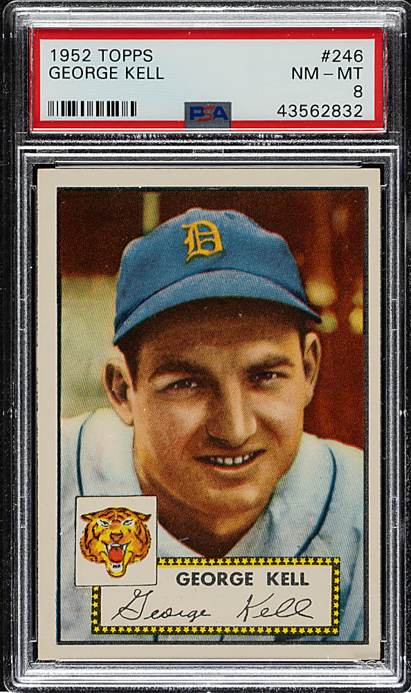 1952 Topps #246 George Kell PSA NM-MT 8