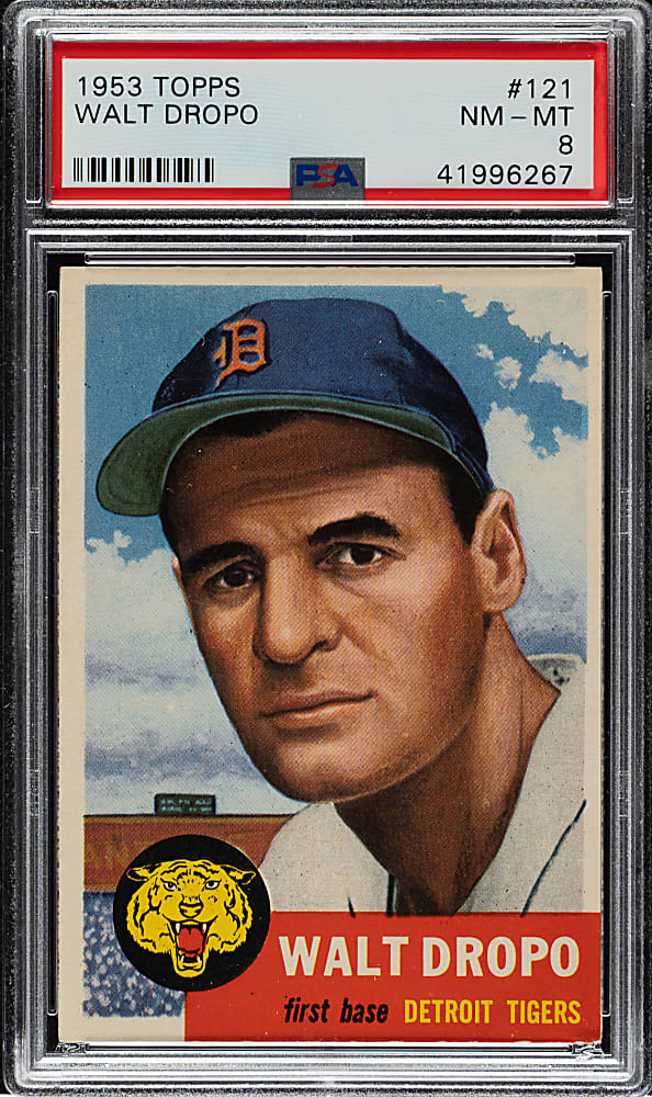 1953 Topps #121 Walt Dropo PSA NM-MT 8