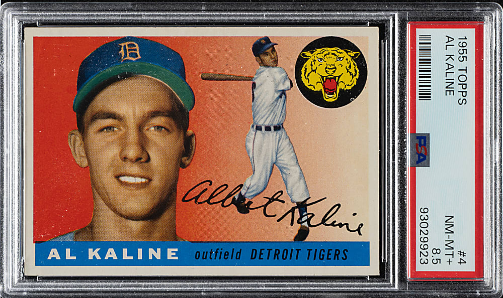 1955 Topps #4 Al Kaline PSA NM-MT+ 8.5
