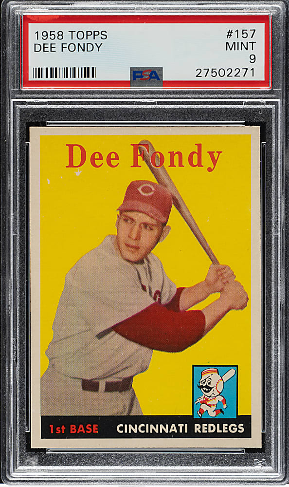 1958 Topps #157 Dee Fondy PSA MINT 9 - Highest Graded!