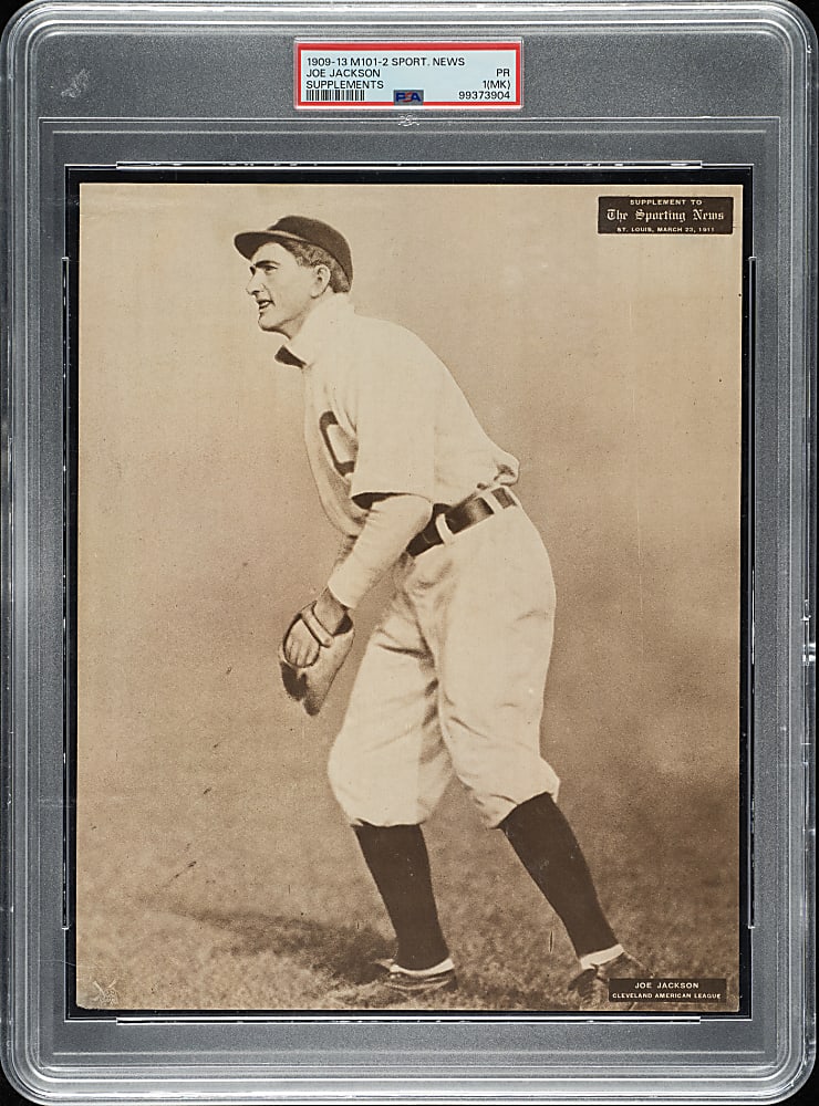 1909-1913 M101-2 Sporting News Supplement Joe Jackson PSA POOR 1 (MK)