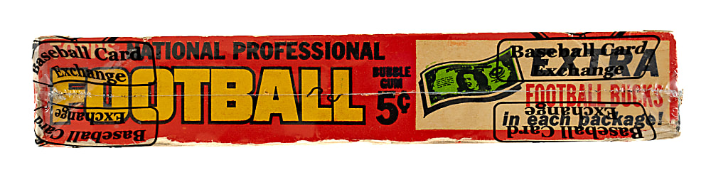 Extremely Rare 1962 Topps Football Unopened Wax Box (24 Packs) - BBCE