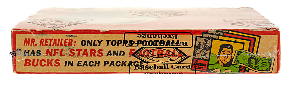 Extremely Rare 1962 Topps Football Unopened Wax Box (24 Packs) - BBCE