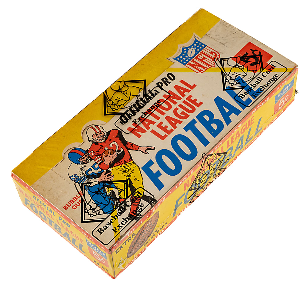 Extremely Rare 1964 Philadelphia Football Unopened Wax Box (24 Packs) - BBCE