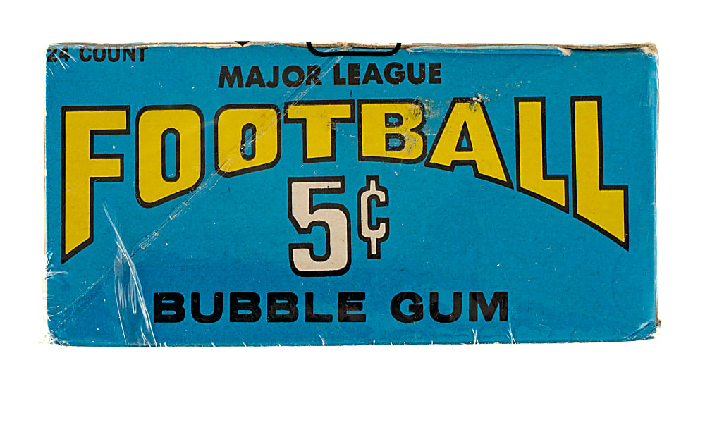 1968 Topps Football First Series Unopened Wax Box (24 Packs) - BBCE