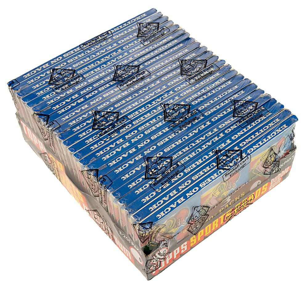 1979 Topps Football Unopened Wax Pack Tray Box (24 Trays) - BBCE - From a Sealed Case (FASC)
