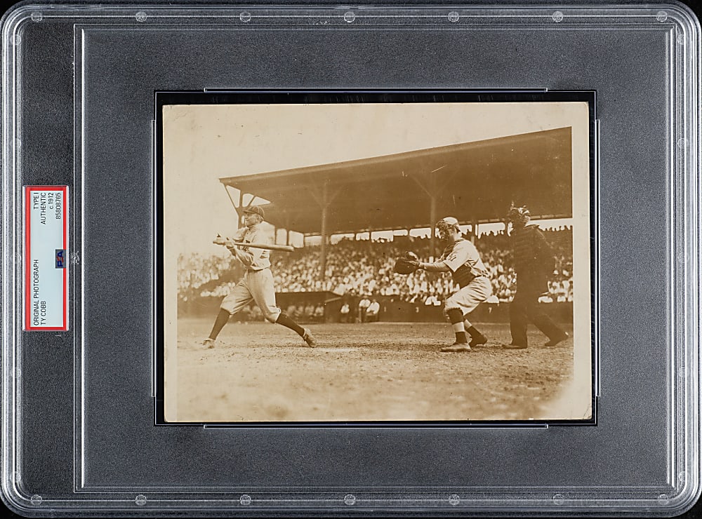 Circa 1912 Ty Cobb Original Photograph PSA/DNA Type I