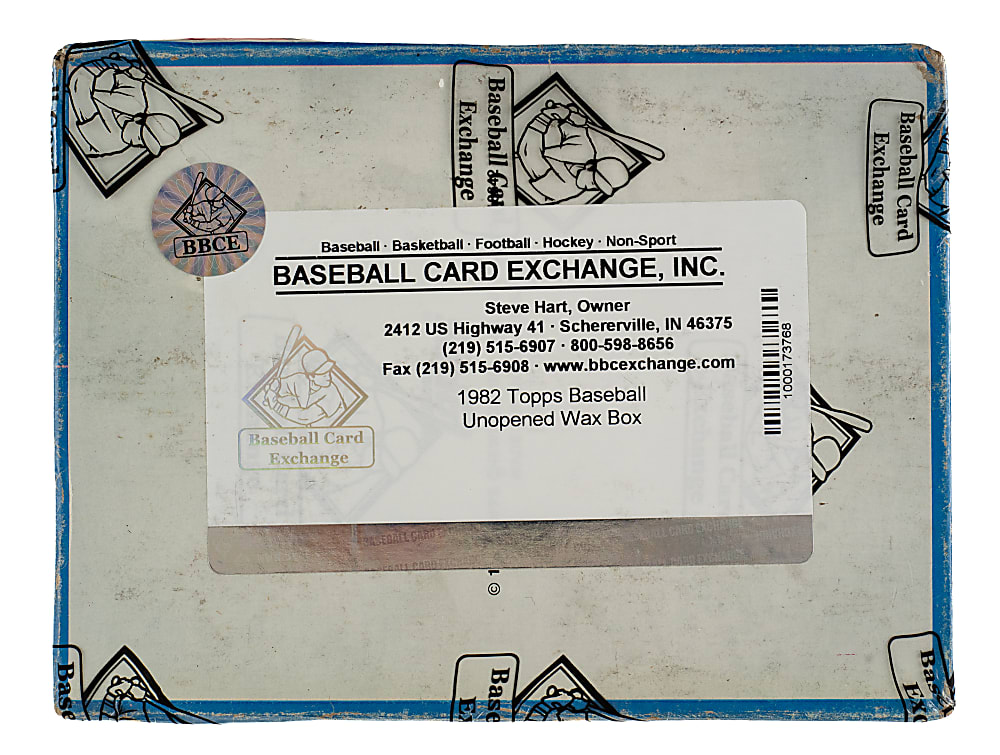 1982 Topps Unopened Wax Box (36 Packs) - BBCE