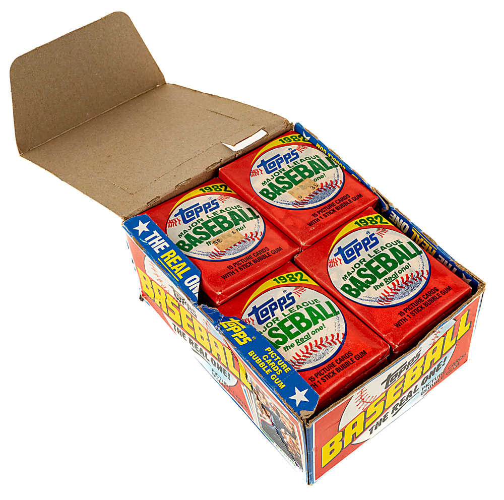 1982 Topps Unopened Wax Box (36 Packs) - BBCE
