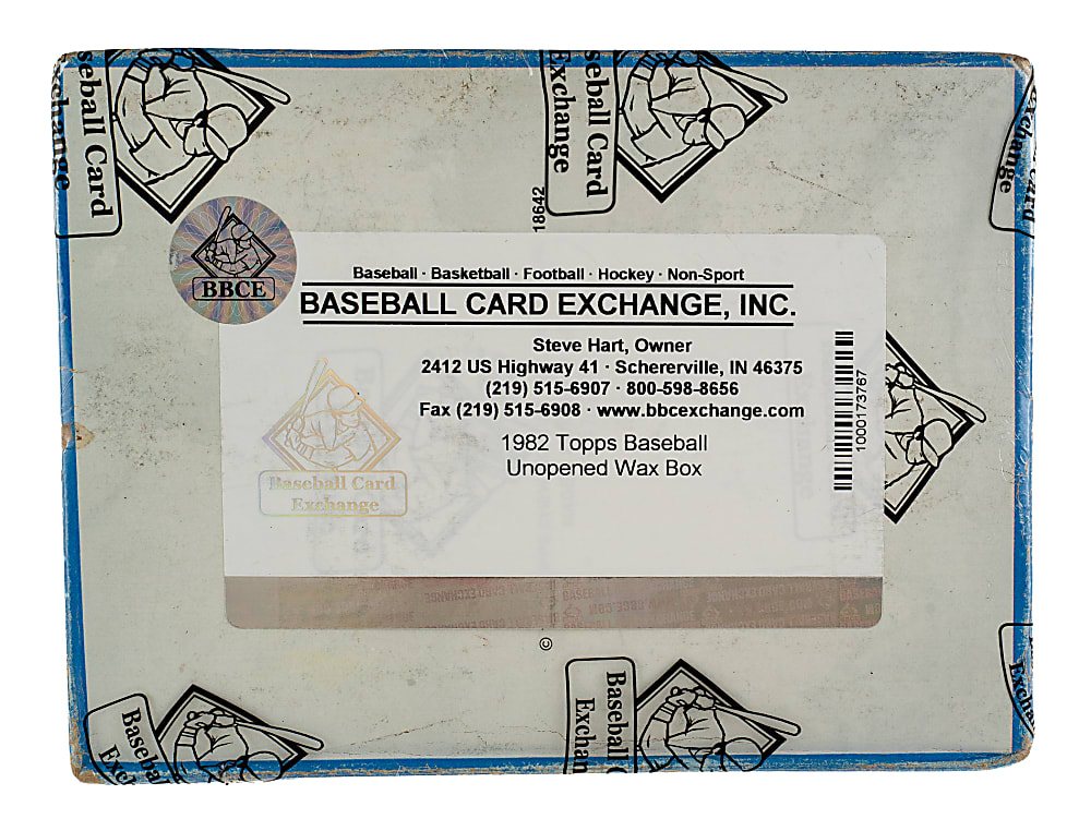 1982 Topps Unopened Wax Box (36 Packs) - BBCE