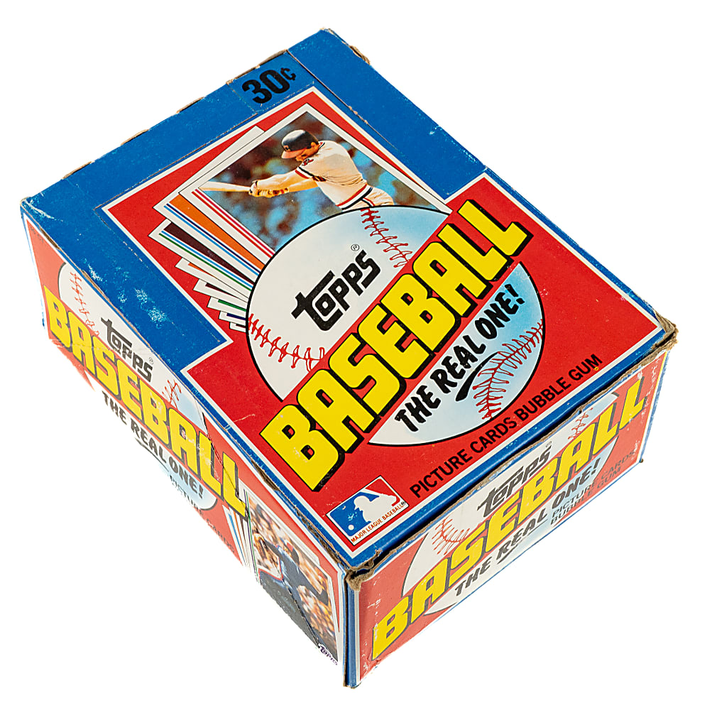 1982 Topps Unopened Wax Box (36 Packs) - BBCE