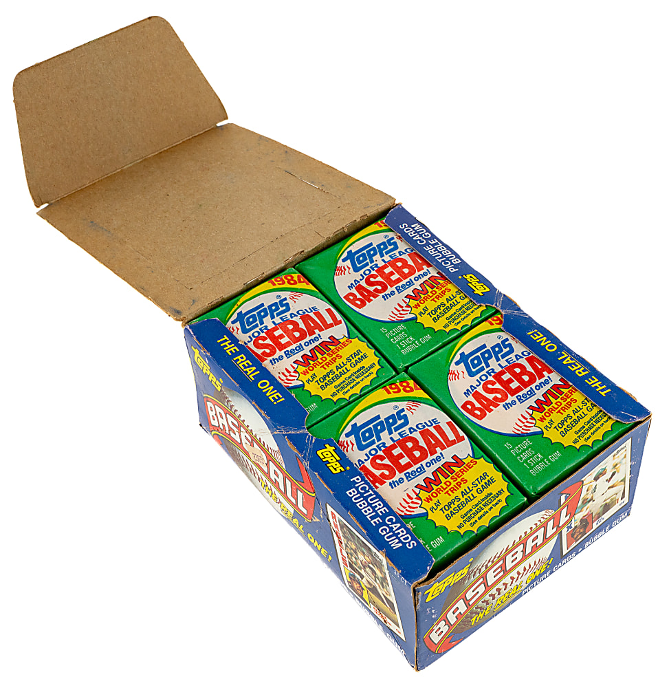 1984 Topps Unopened Wax Box (36 Packs) - BBCE