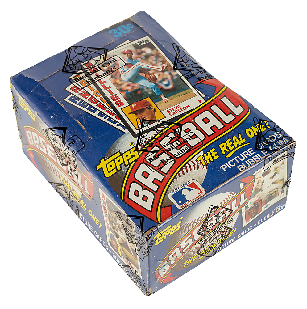 1984 Topps Unopened Wax Box (36 Packs) - BBCE