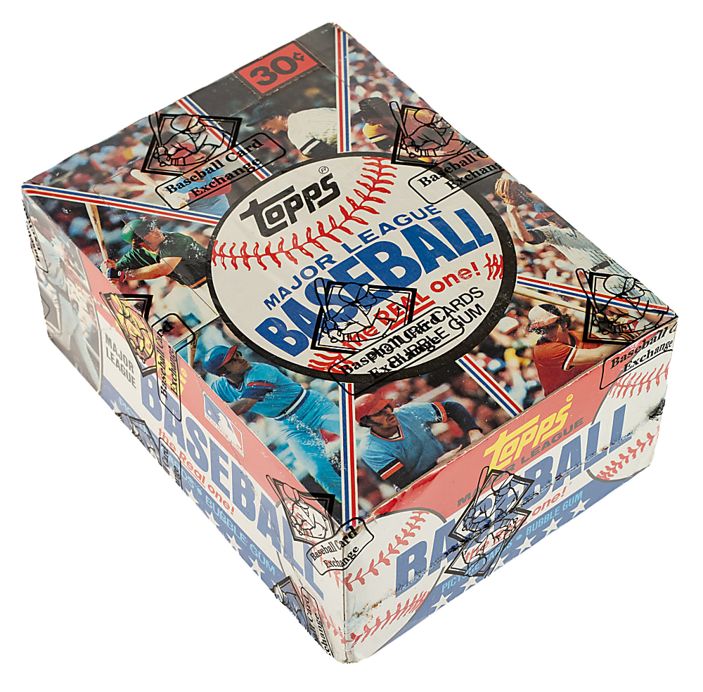 1981 Topps Unopened Wax Box (36 Packs) - BBCE