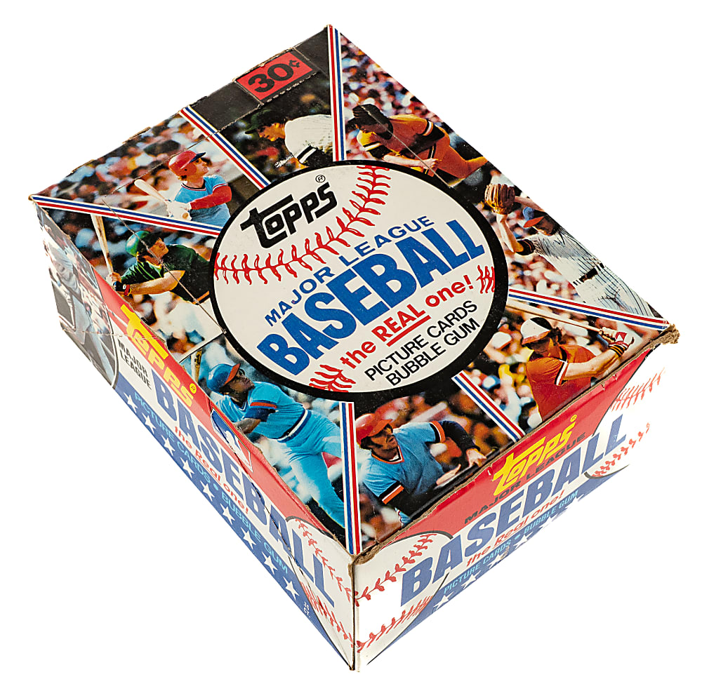1981 Topps Unopened Wax Box (36 Packs) - BBCE