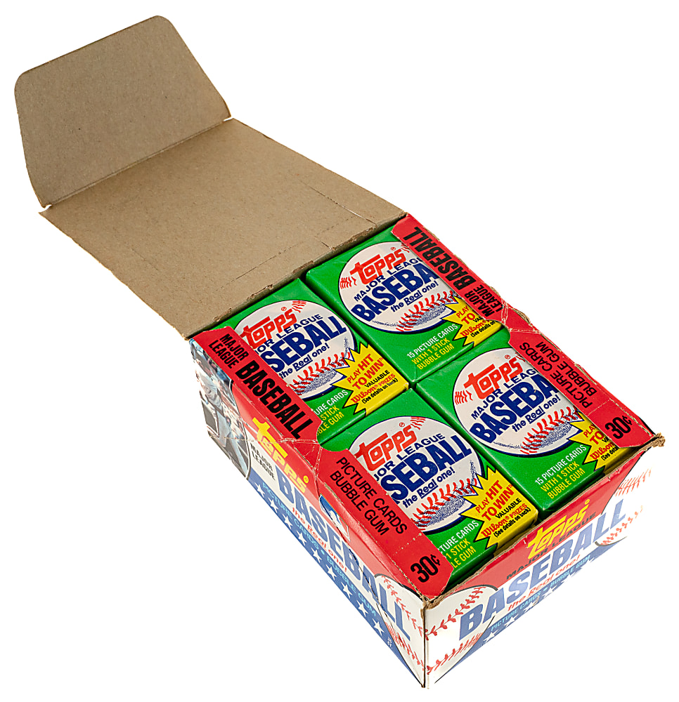 1981 Topps Unopened Wax Box (36 Packs) - BBCE