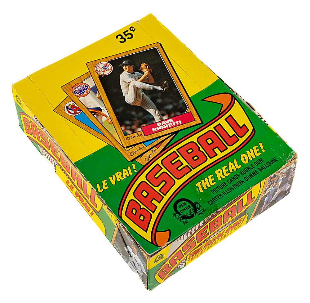 1987 O-Pee-Chee Unopened Wax Box (36 Packs) - BBCE
