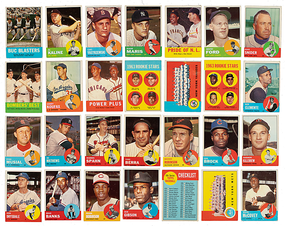 1963 Topps Complete Set (576)