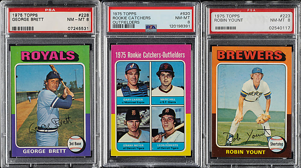 High-Grade 1975 Topps Complete Set (660) Including 35 PSA-Graded Cards