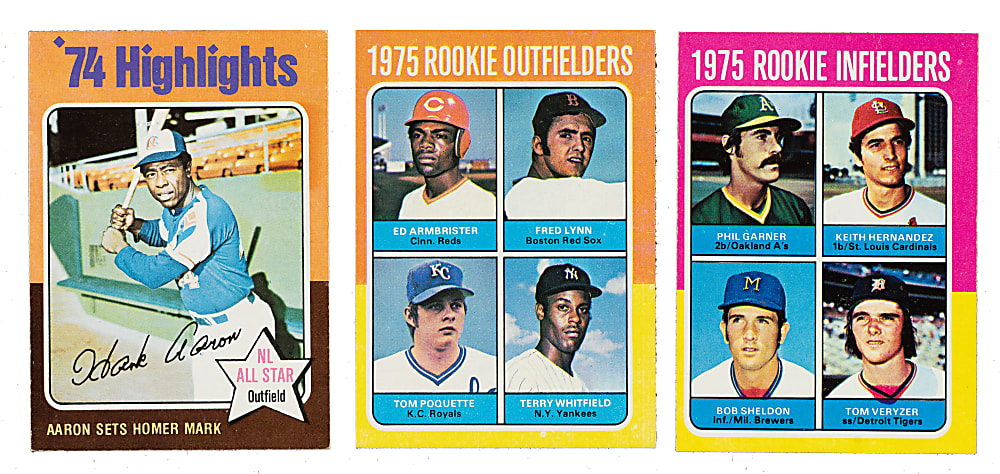 High-Grade 1975 Topps Complete Set (660) Including 35 PSA-Graded Cards