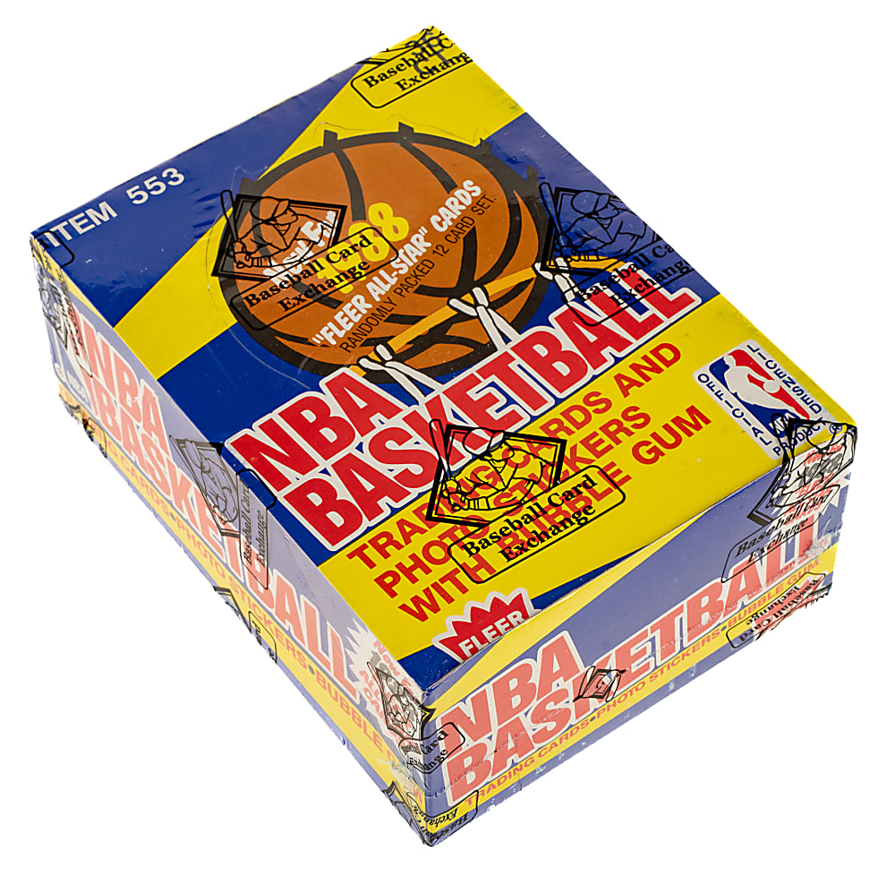 1988-1989 Fleer Basketball Unopened Wax Box (36 Packs) - BBCE - From a Sealed Case (FASC)