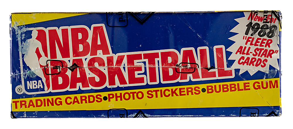 1988-1989 Fleer Basketball Unopened Wax Box (36 Packs) - BBCE - From a Sealed Case (FASC)