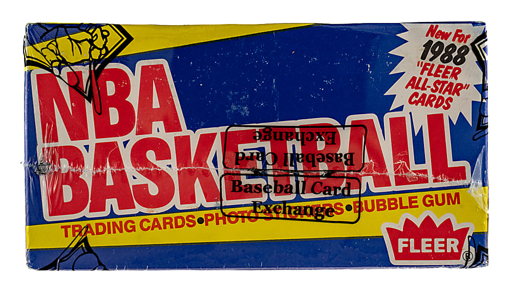 1988-1989 Fleer Basketball Unopened Wax Box (36 Packs) - BBCE - From a Sealed Case (FASC)