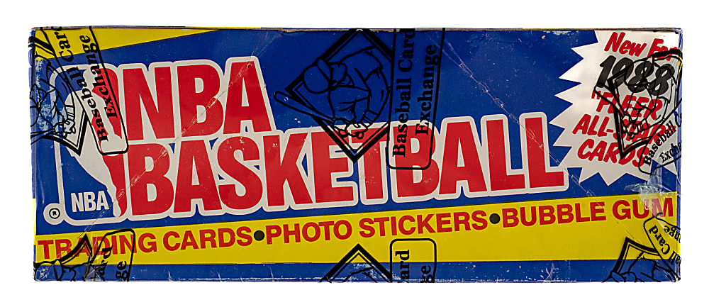 1988-1989 Fleer Basketball Unopened Wax Box (36 Packs) - BBCE - From a Sealed Case (FASC)