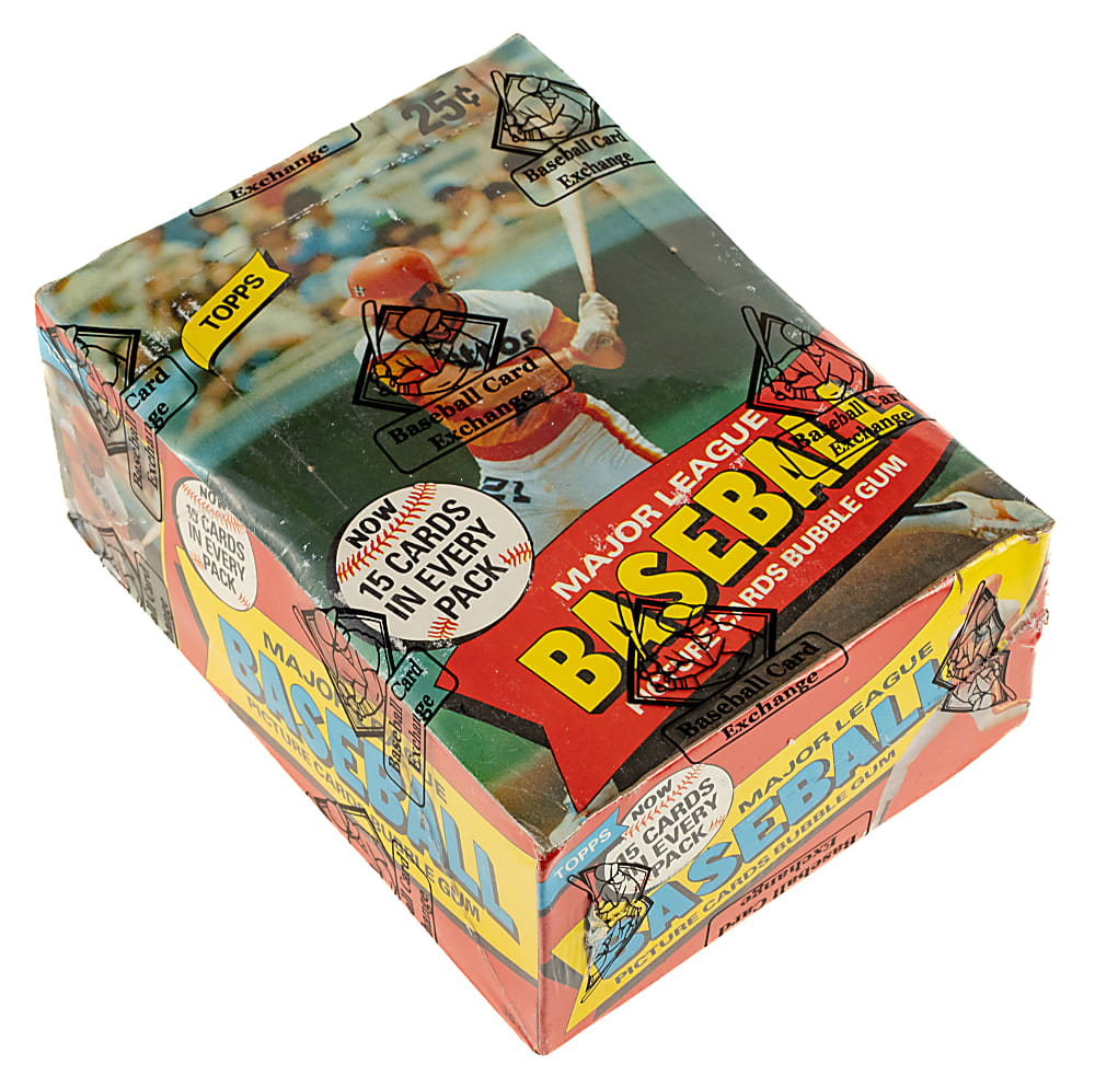 1980 Topps Unopened Wax Box (36 Packs) - BBCE - Rickey Henderson Rookie Year