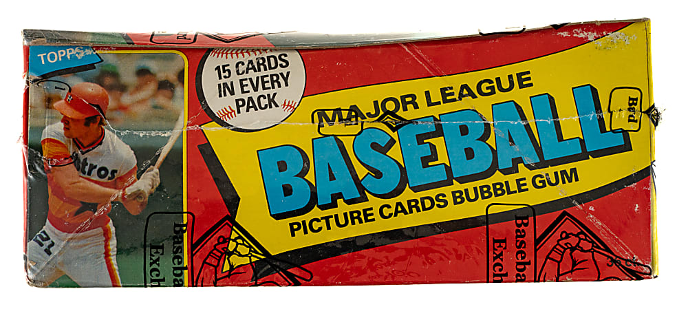 1980 Topps Unopened Wax Box (36 Packs) - BBCE - Rickey Henderson Rookie Year