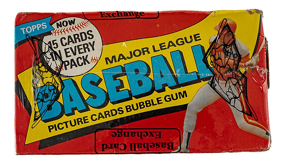 1980 Topps Unopened Wax Box (36 Packs) - BBCE - Rickey Henderson Rookie Year