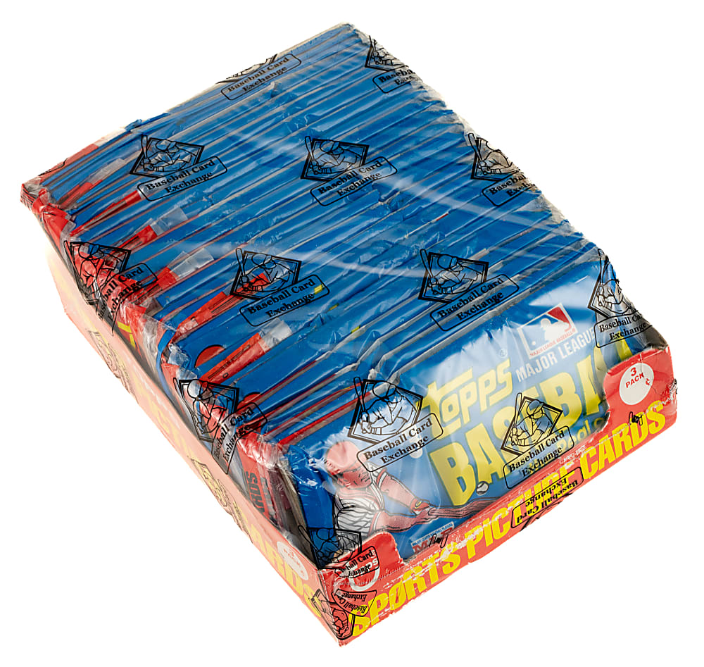 1981 Topps Unopened Grocery Rack Pack Box (24 Packs) - BBCE