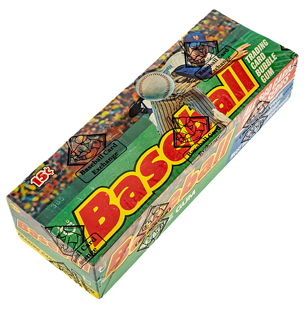 1975 Topps Unopened Wax Box (36 Packs) - BBCE - Brett and Yount Rookie Year