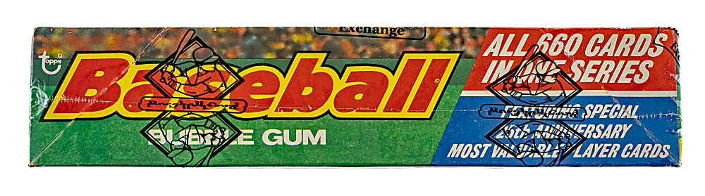 1975 Topps Unopened Wax Box (36 Packs) - BBCE - Brett and Yount Rookie Year