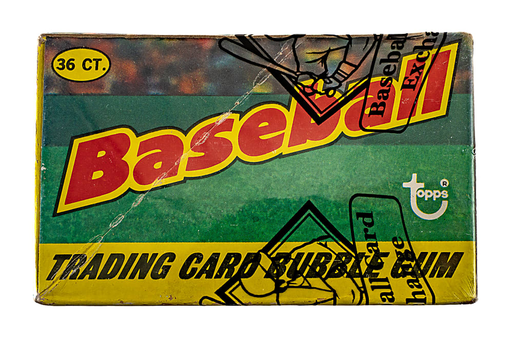 1975 Topps Unopened Wax Box (36 Packs) - BBCE - Brett and Yount Rookie Year