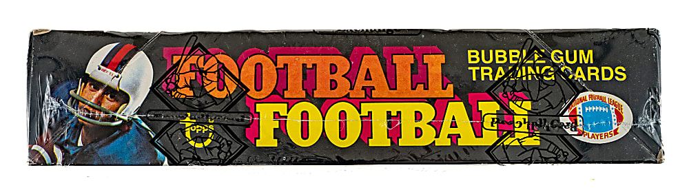 1976 Topps Football Unopened Wax Box (36 Packs) - BBCE and Ex-Fritsch - Walter Payton Rookie Year