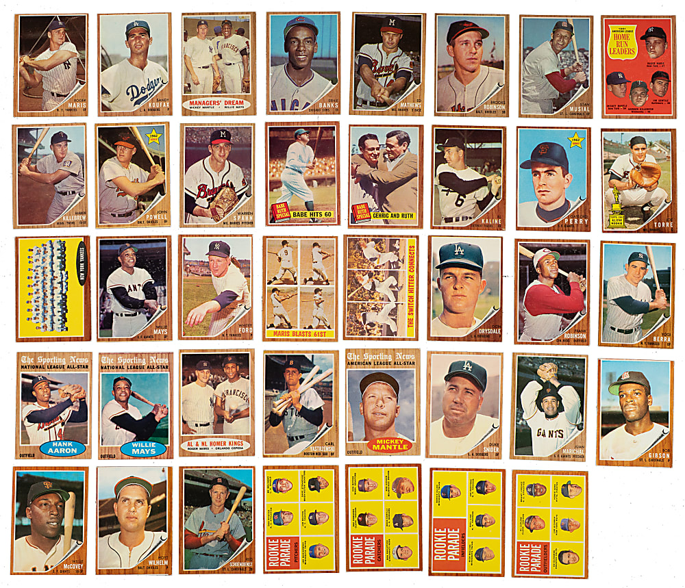 1962 Topps Complete Set (598)