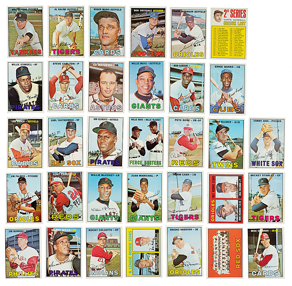 1967 Topps Complete Set (609)
