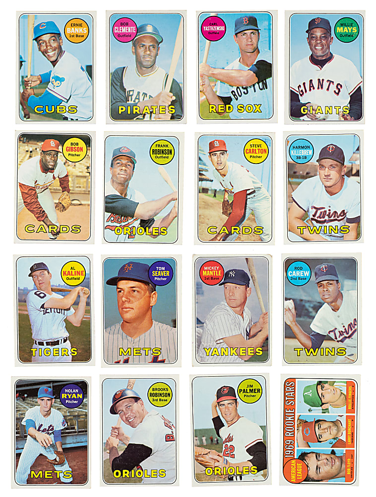1969 Topps Complete Set (664)
