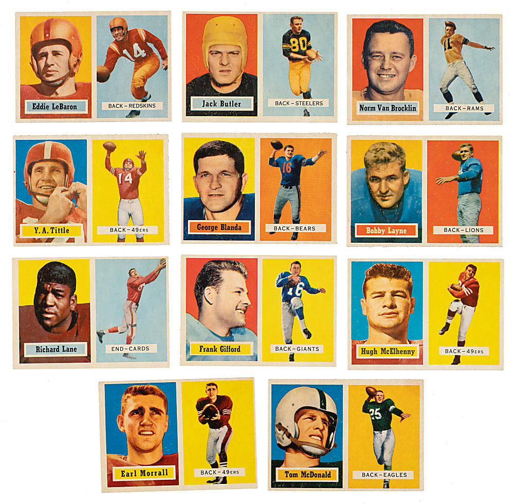 1957 Topps Football Complete Set (154)