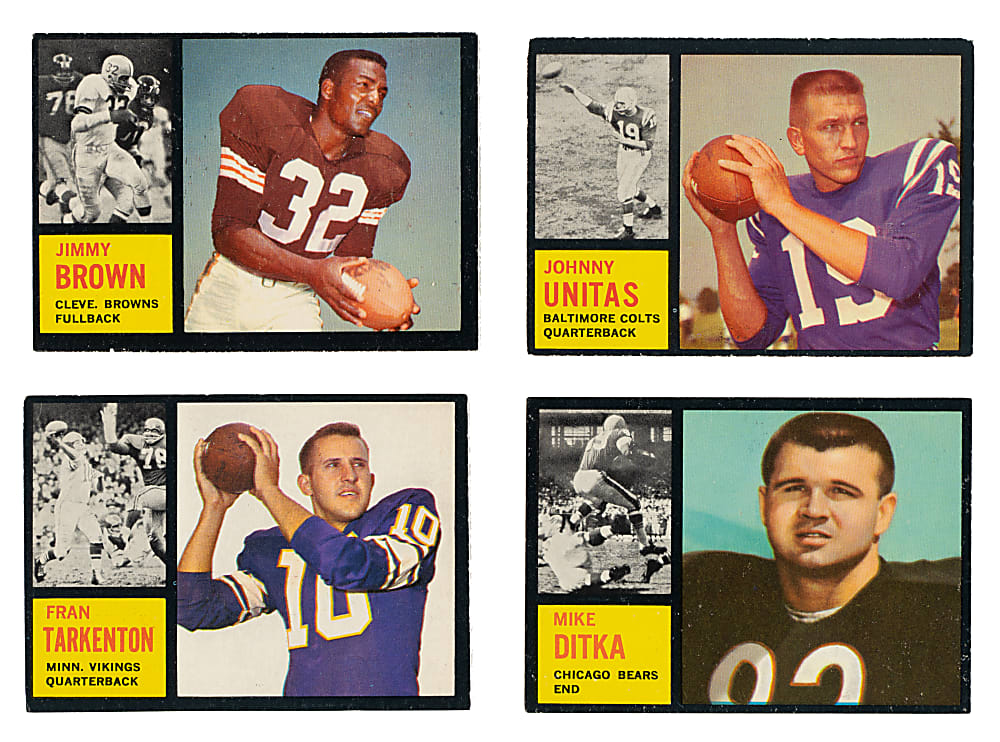 1962 Topps Football Complete Set (176)