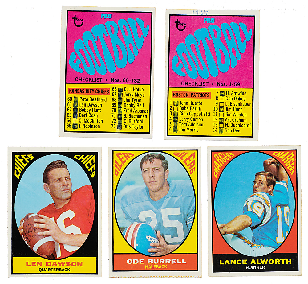 1967 Topps Football Complete Set (132)